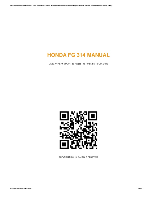 Honda lawn mower manual